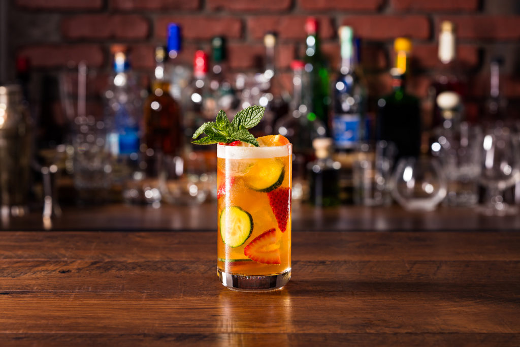 CBD Pimms Cup Cocktail